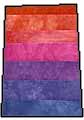Orange-Fuchsia-Violet-Blue